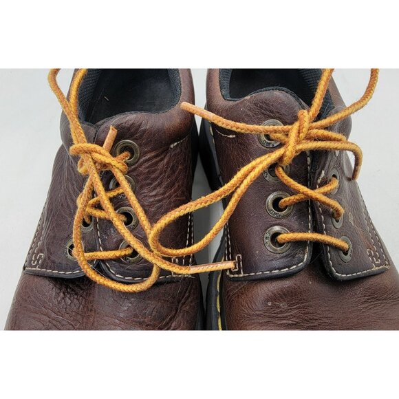 Vintage Dr. Martens 9369 Brown Low Top Chunky Shoes Mens Size 7 Womens Size 8 - Picture 7 of 12